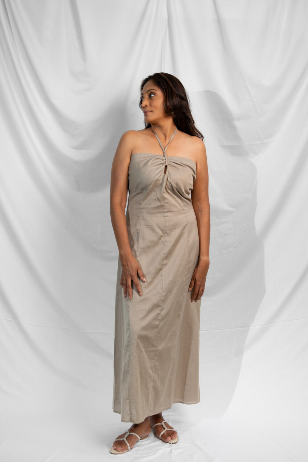 Dress with Dainty, Tie-back Straps - Image 8