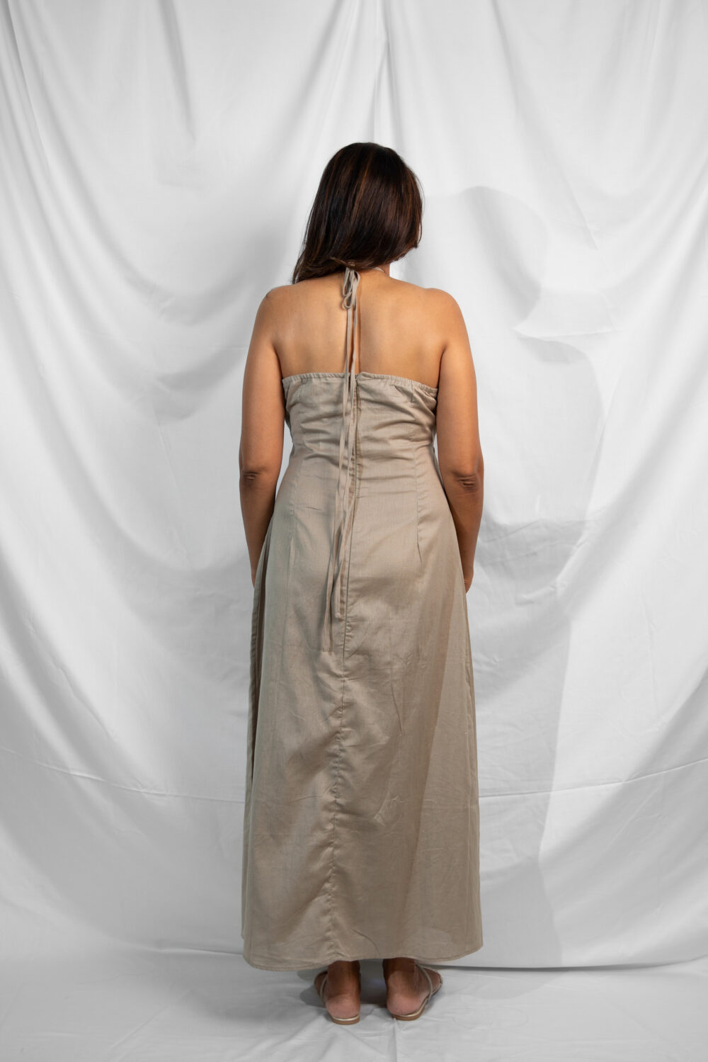 Dress with Dainty, Tie-back Straps - Image 11