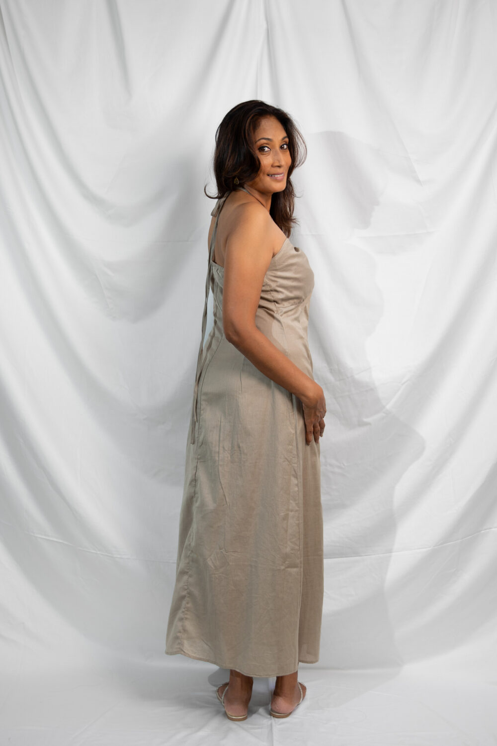 Dress with Dainty, Tie-back Straps - Image 9