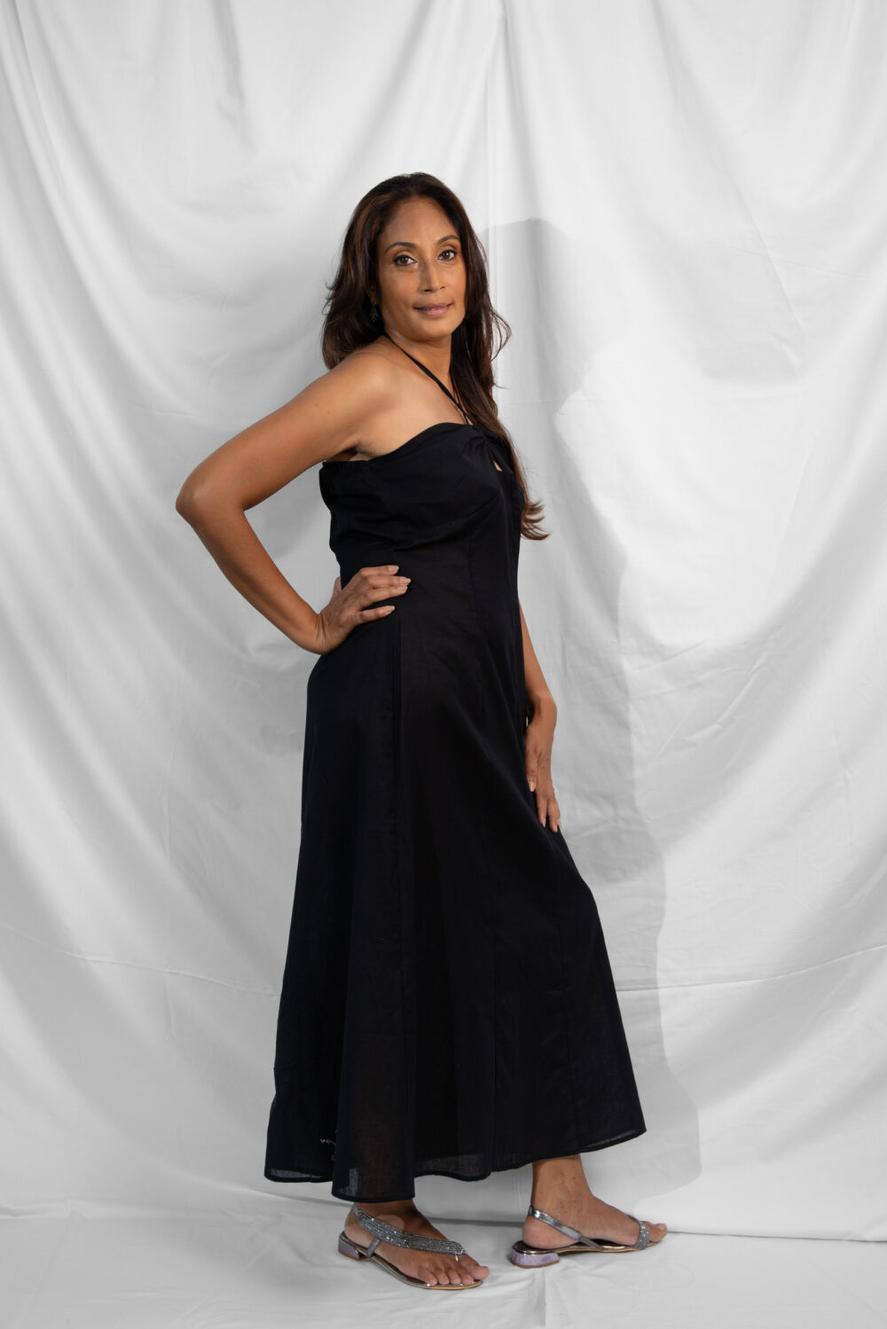 Dress with Dainty, Tie-back Straps - Image 7