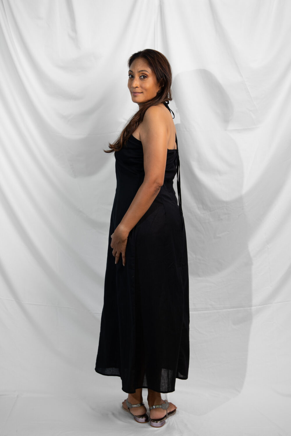 Dress with Dainty, Tie-back Straps - Image 6