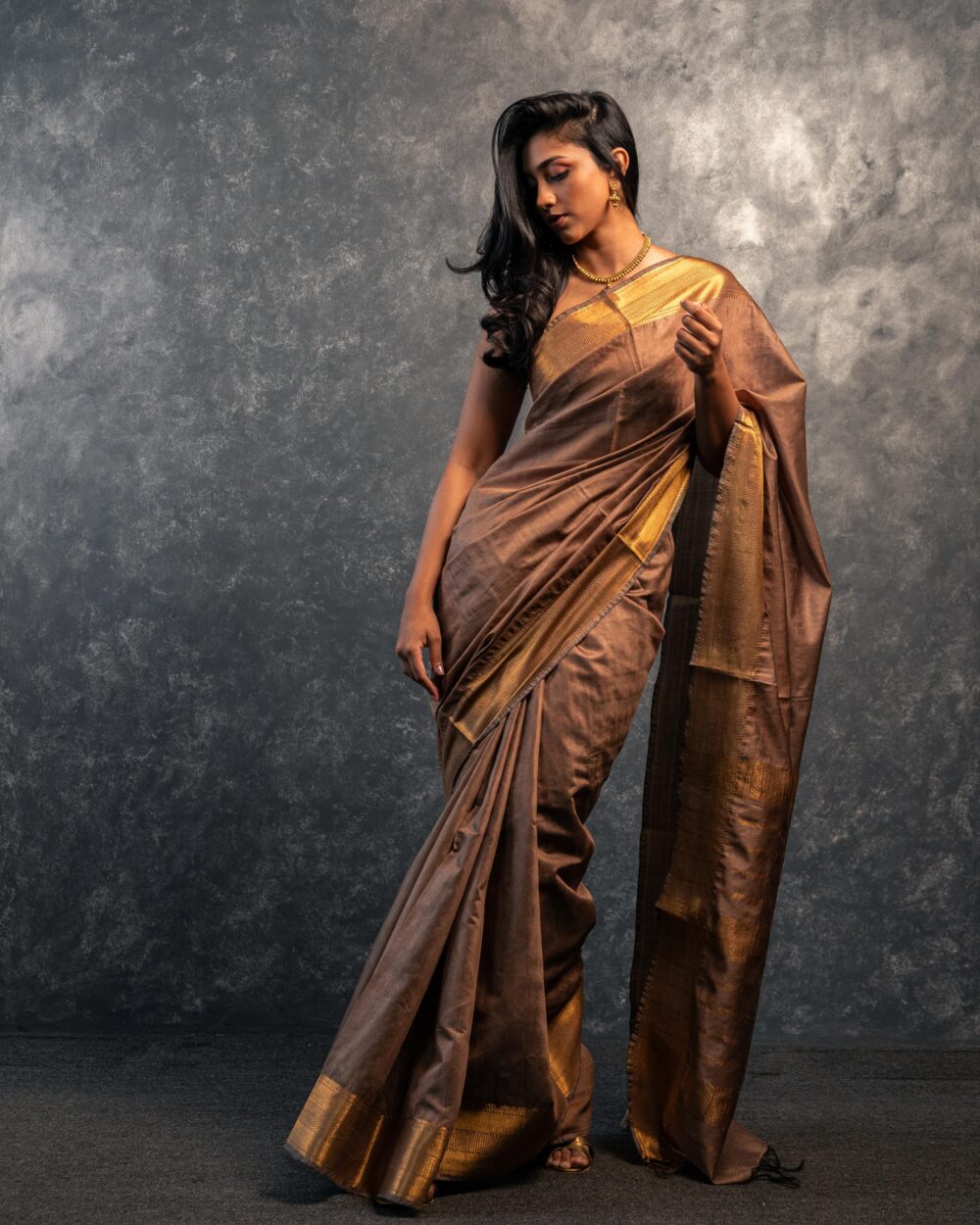 Tranquil Earth Saree - Image 7