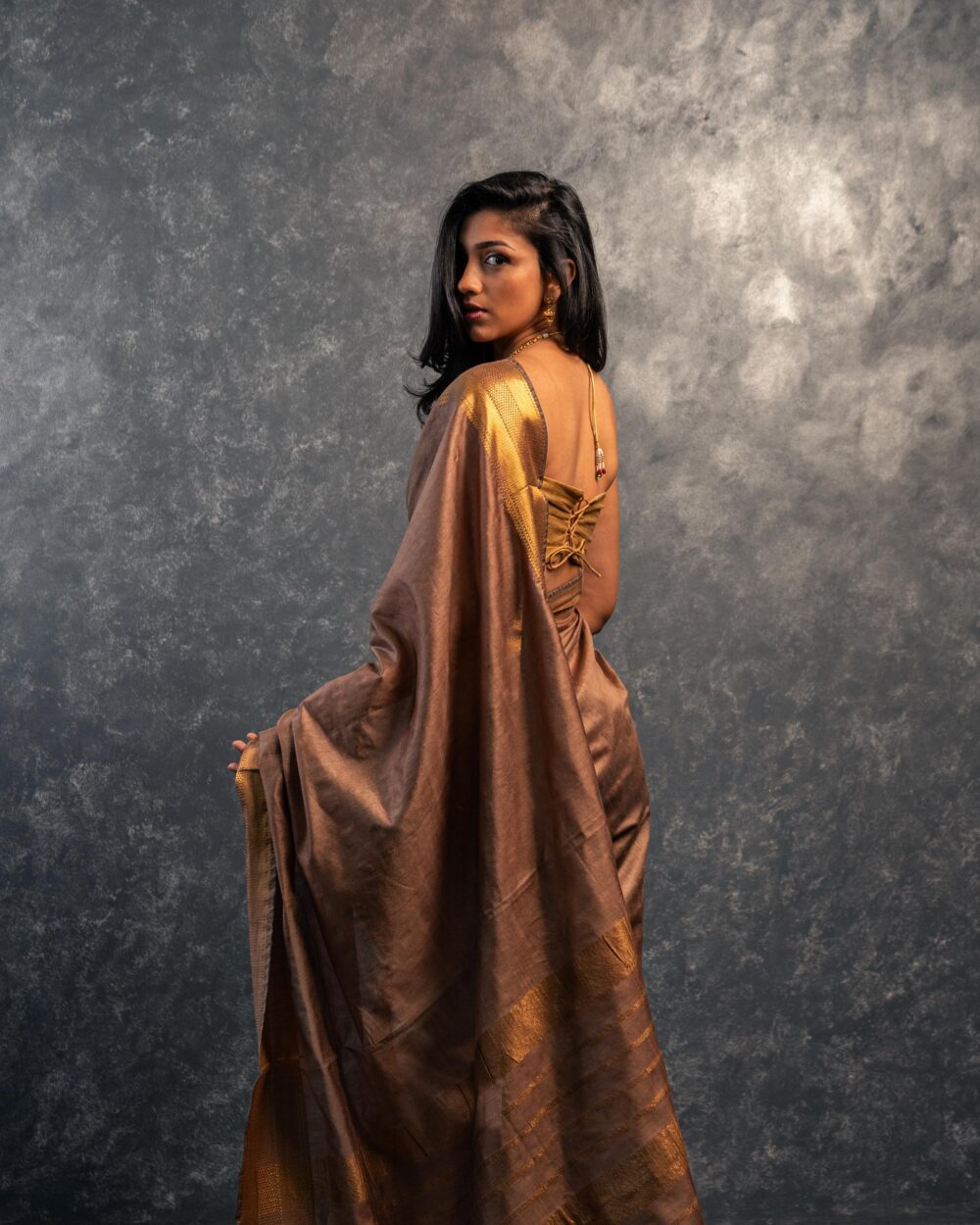 Tranquil Earth Saree - Image 8